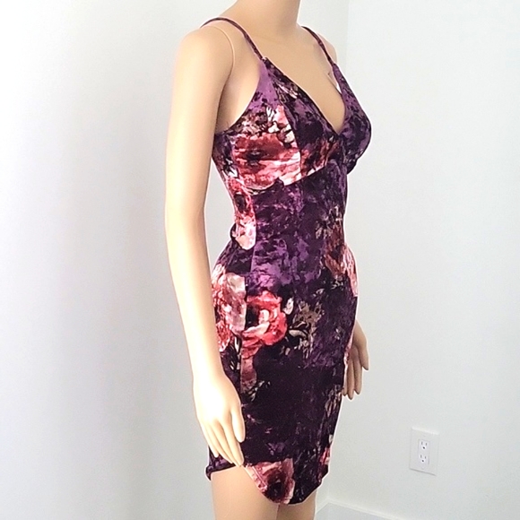 Velvet Mini Dress - Picture 2 of 6